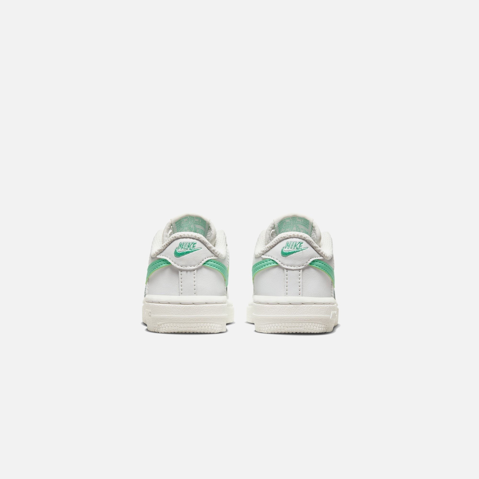 Nike TD Air Force 1 Low - Summit White / Emerald Rise