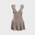 GUIZIO Aria Mini Dress - Gunmetal