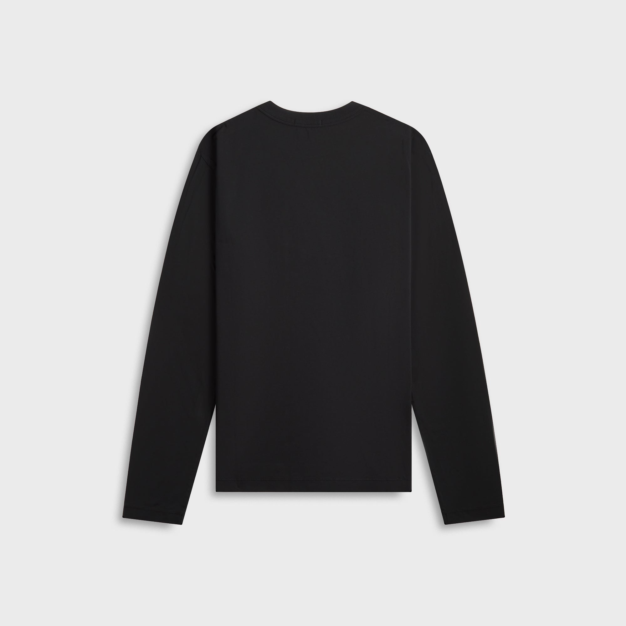 Tekla Long Sleeve Sleeping Tee - Black