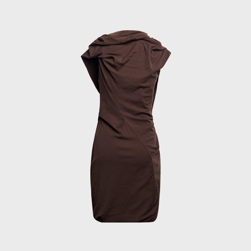 Entire Studios Twist Mini Dress - Demitasse