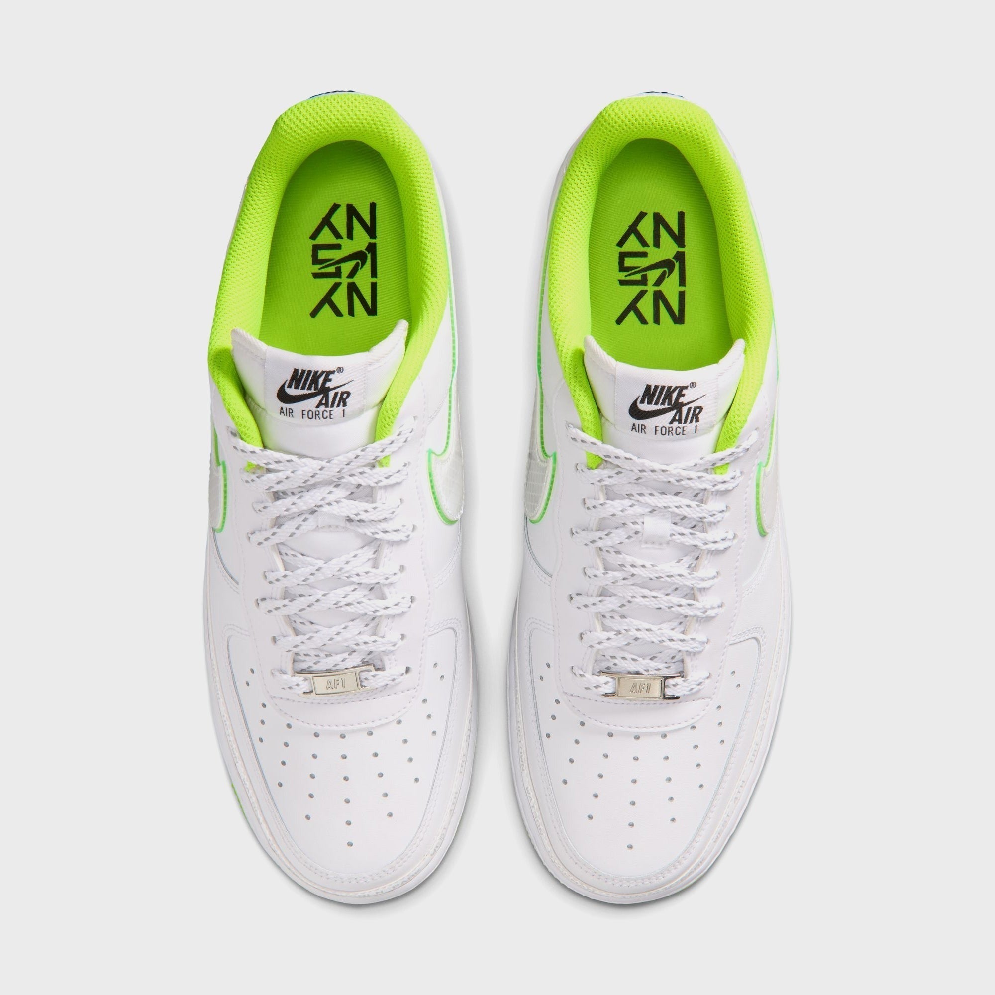 Nike Air Force 1 '07 - White / White / Barely Volt / Black