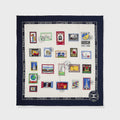 WGACA Chanel Stamps of The World Silk Scarf - Multi
