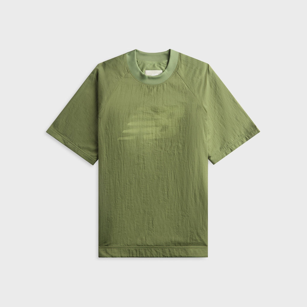New Balance Grey Double Layer Tee - Oregon Grass / Green