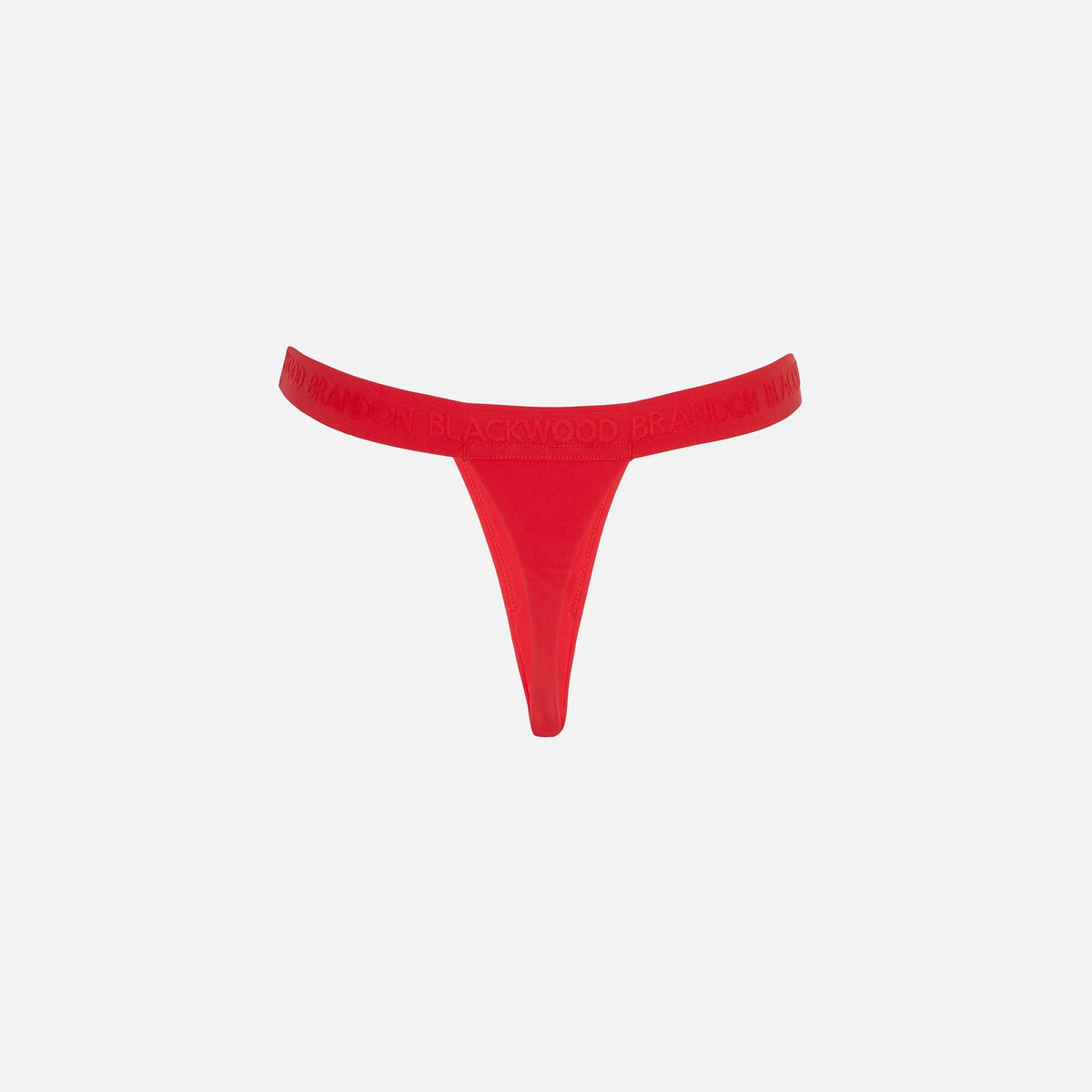 Brandon Blackwood Logo Swim Thong - Red