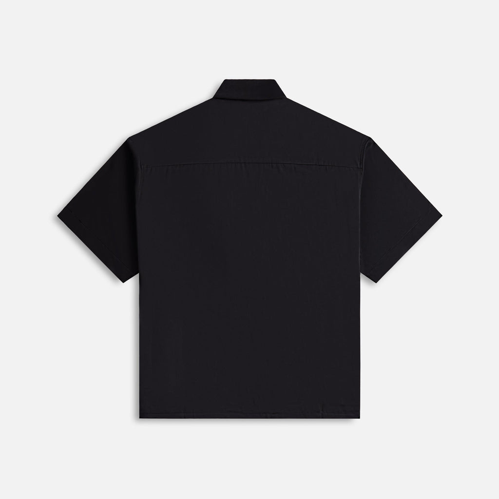 John Elliott Brushed Silk Button Up - Black