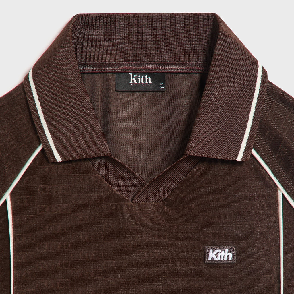 Kith Kids Monogram Velour Soccer Jersey - Kindling