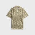 Orlebar Brown Maitan Relaxed Fit Passetto Print Shirt - Bayleaf Green