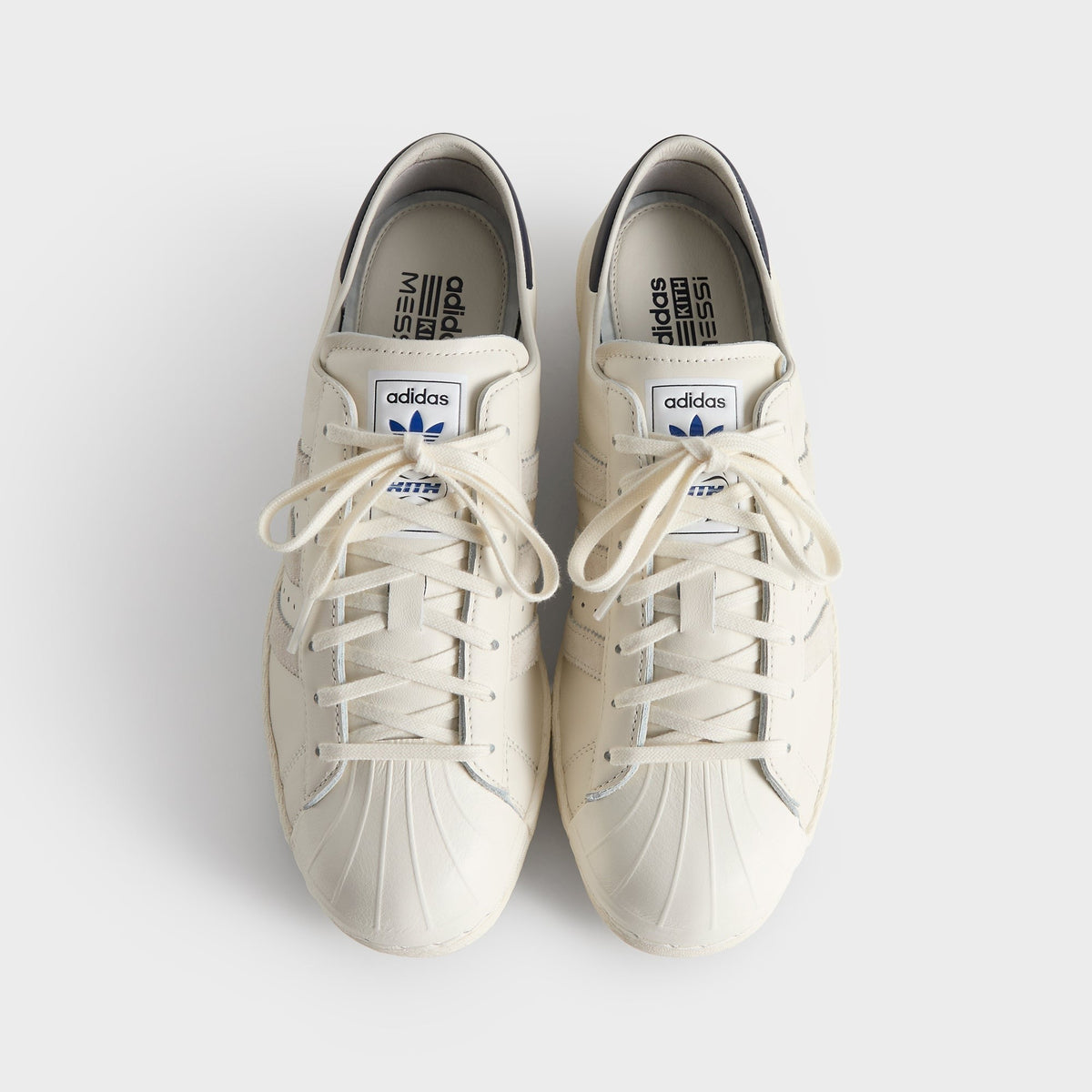 Kith & Messi for adidas Football Superstar - Off White / Off White / Legend Ink