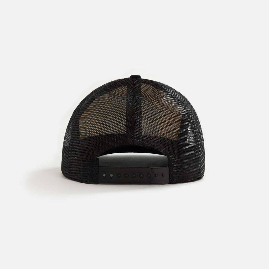 Rhude Black Hills Canvas Trucker Cap - Black / Vintage White