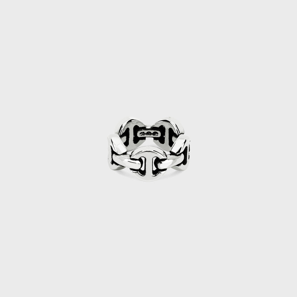 Hoorsenbuhs Dame Classic Tri-Link Ring - Sterling Silver