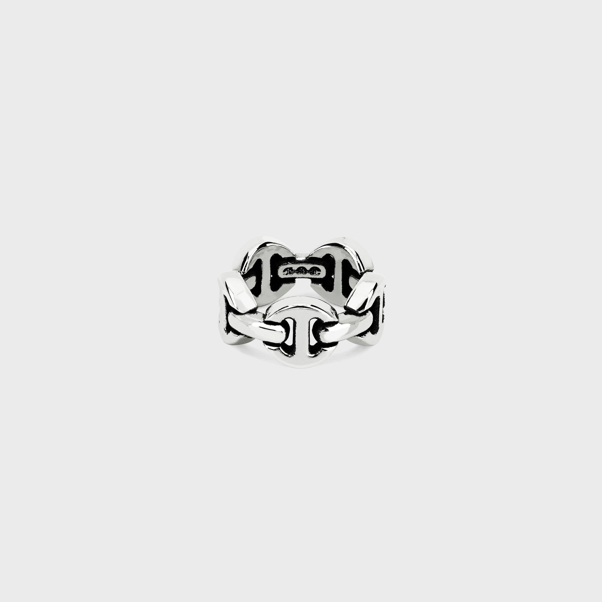 Hoorsenbuhs Dame Classic Tri-Link Ring - Sterling Silver