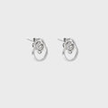 Justine Clenquet Cara Earrings - Palladium