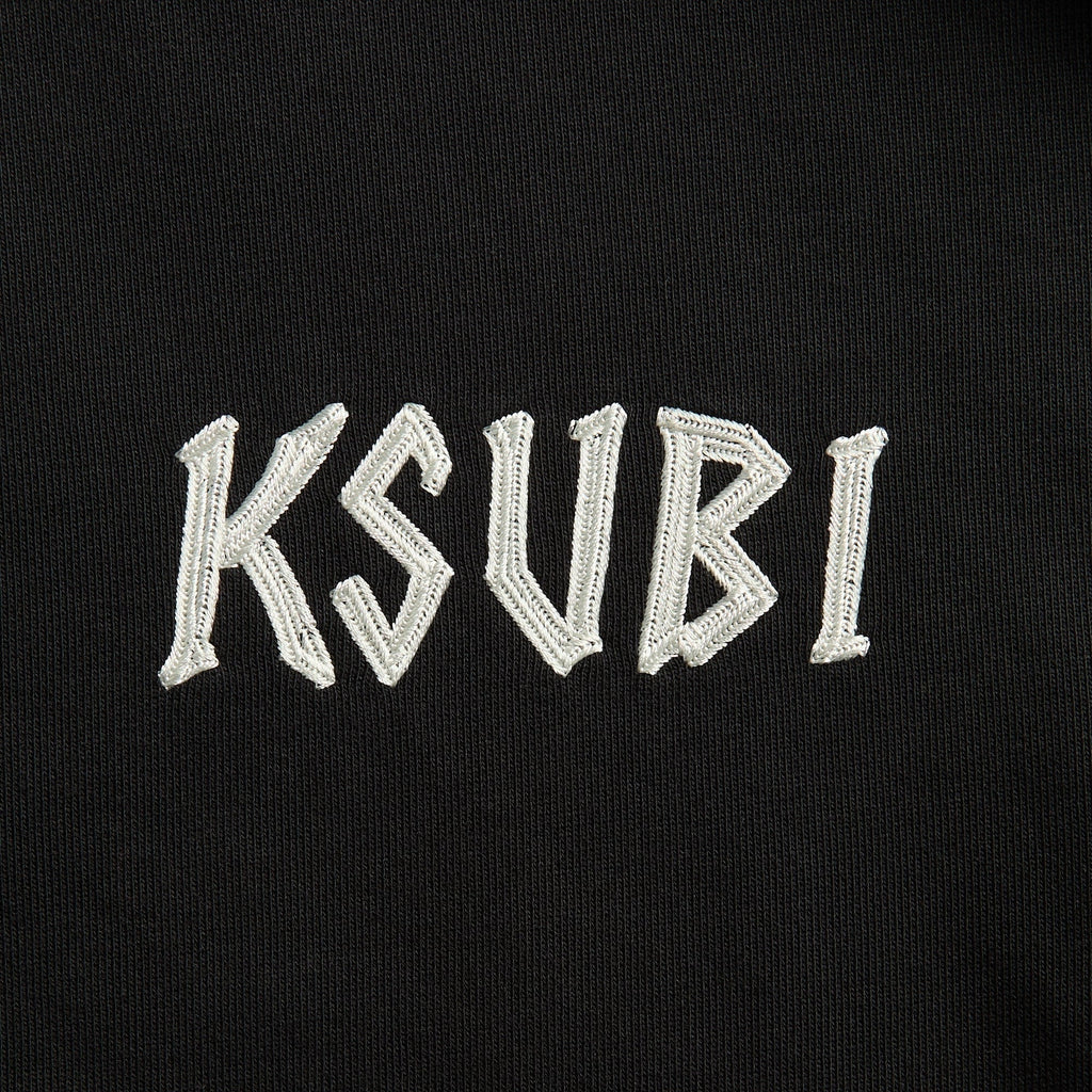 Ksubi Stay Up Ekcess Zip Hoodie - Faded Black