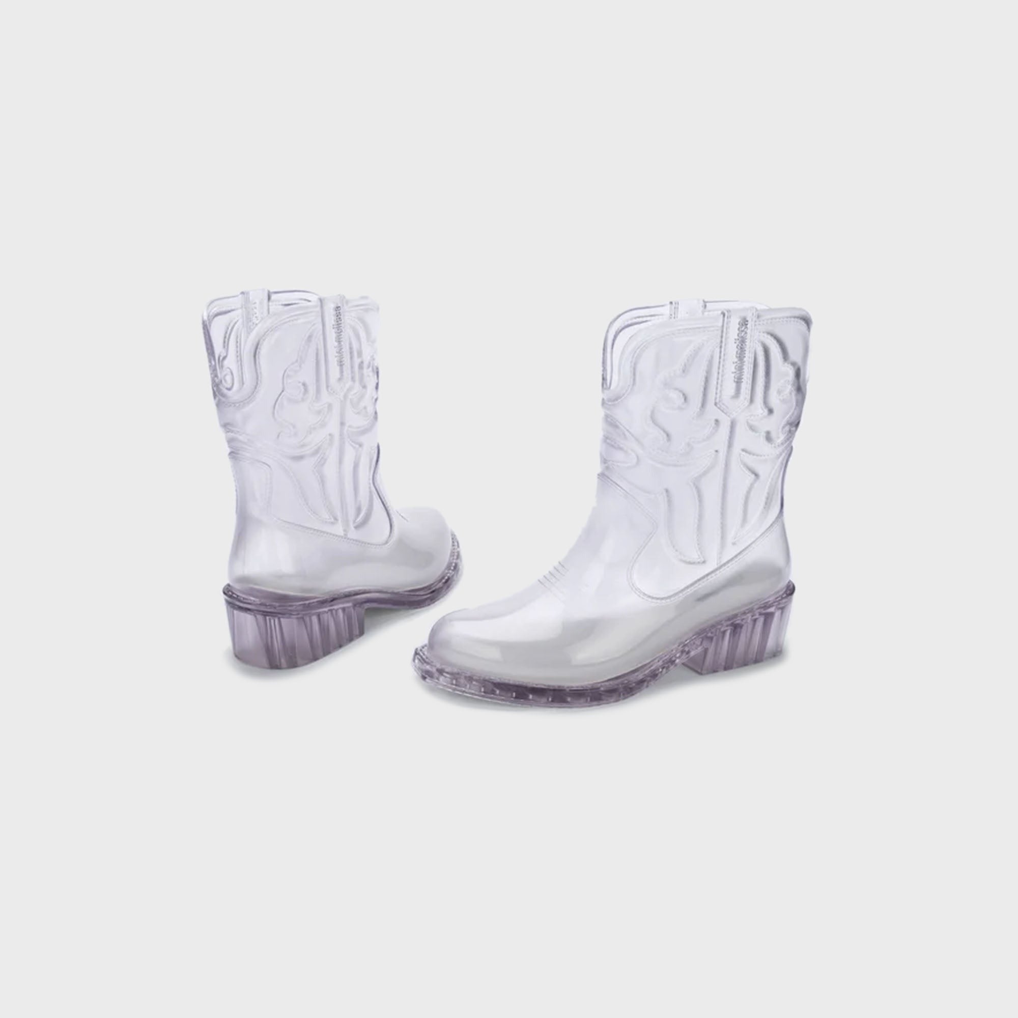 Melissa Mini Kids Texas Boot - Clear