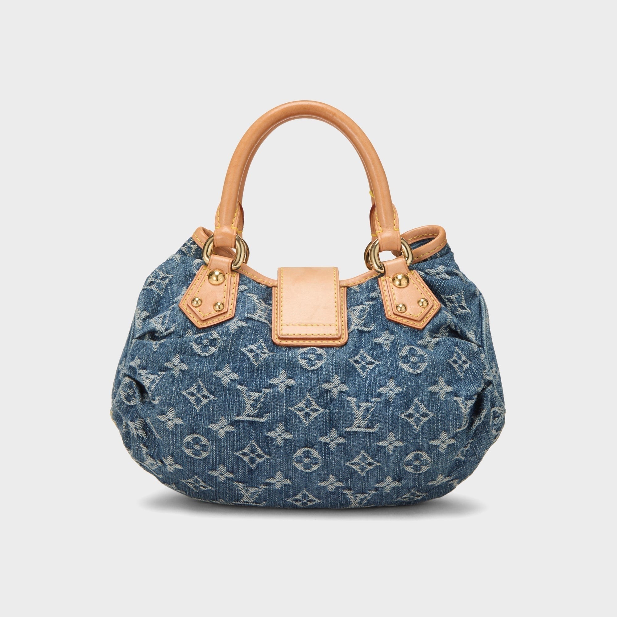 WGACA Louis Vuitton Denim Pleaty Mini - Blue