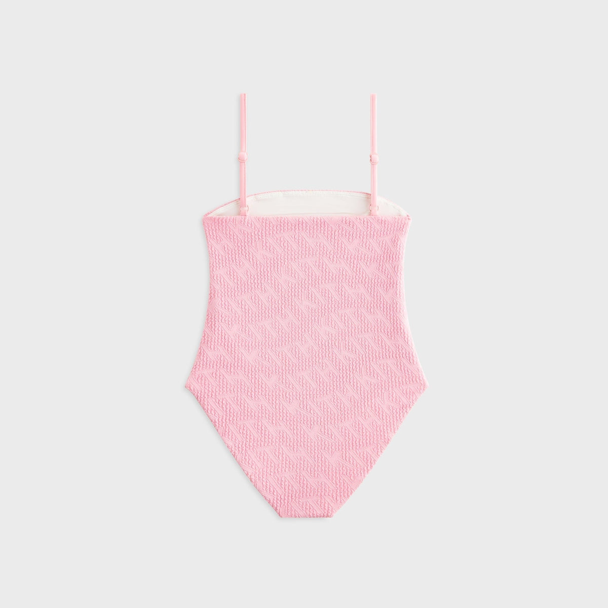 Kith Kids Textured Monogram Audrey One Piece Suit - Bubblegum