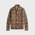 Moncler Plaid Shirt - Brown