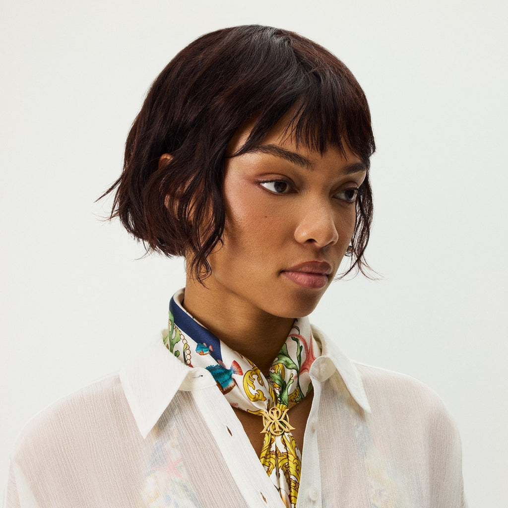 Kith Women Crest Scarf Ring - Multi