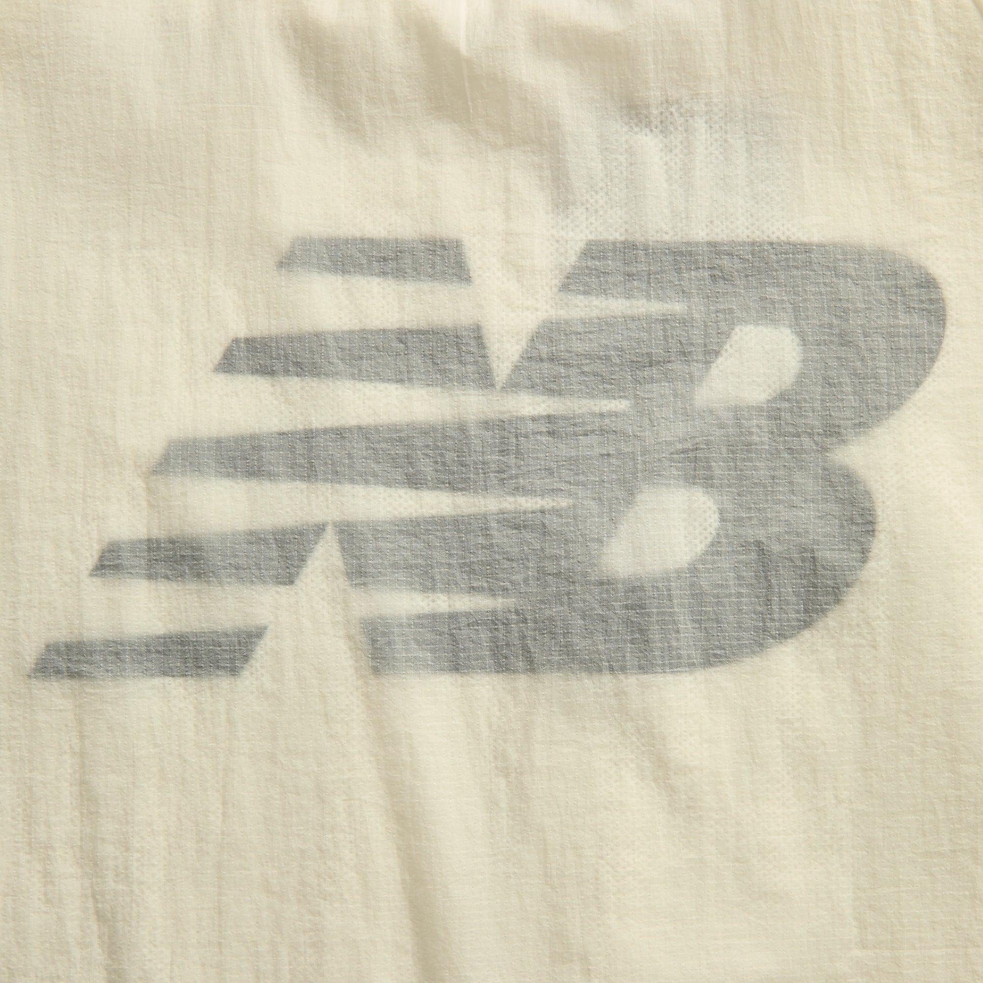 New Balance Grey Double Layer Tee - Sea Salt / White