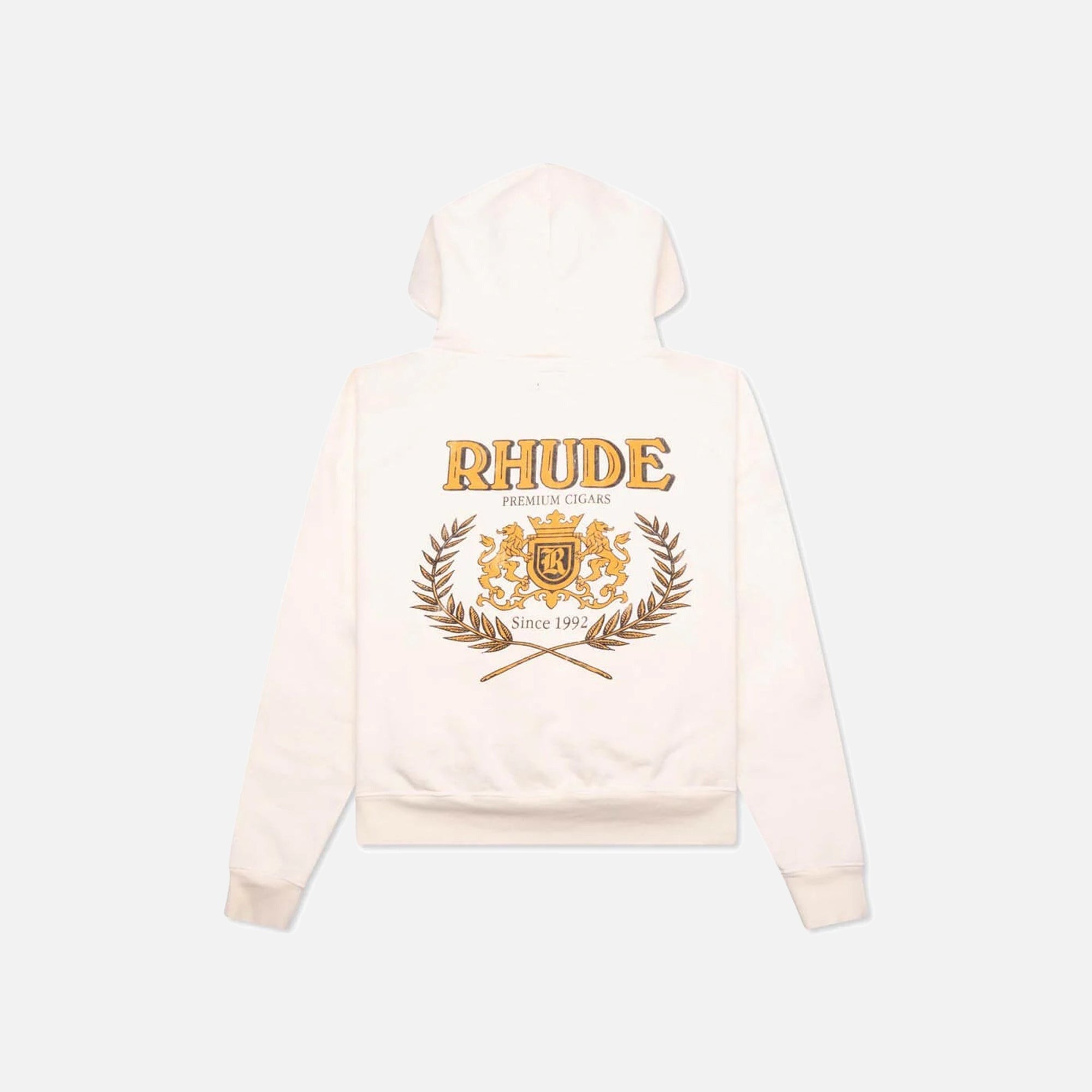 Rhude Cresta Cigar Hoodie - Vintage White