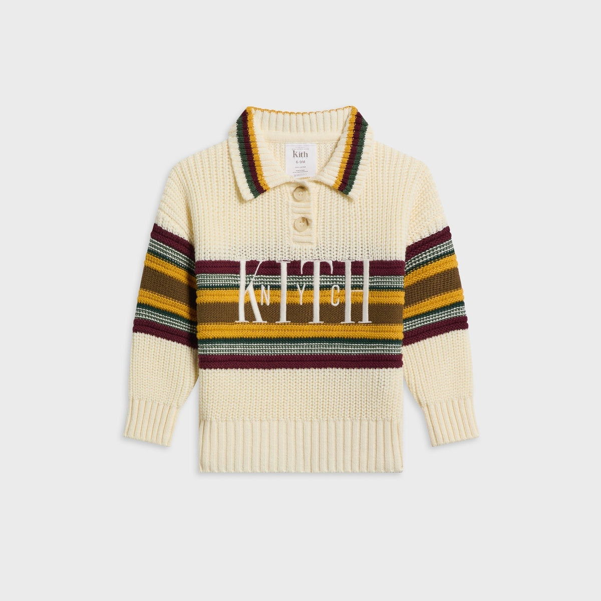 Kith Baby Chunky Knit Rugby Shirt - Sandrift - PH