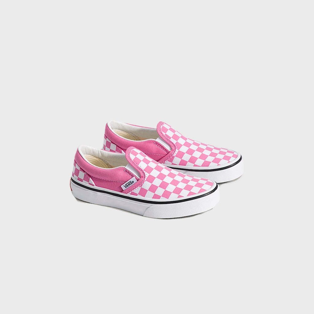 VANS PS Classic Slip-On Checkerboard Shoe - Checkerboard Fizz Pink