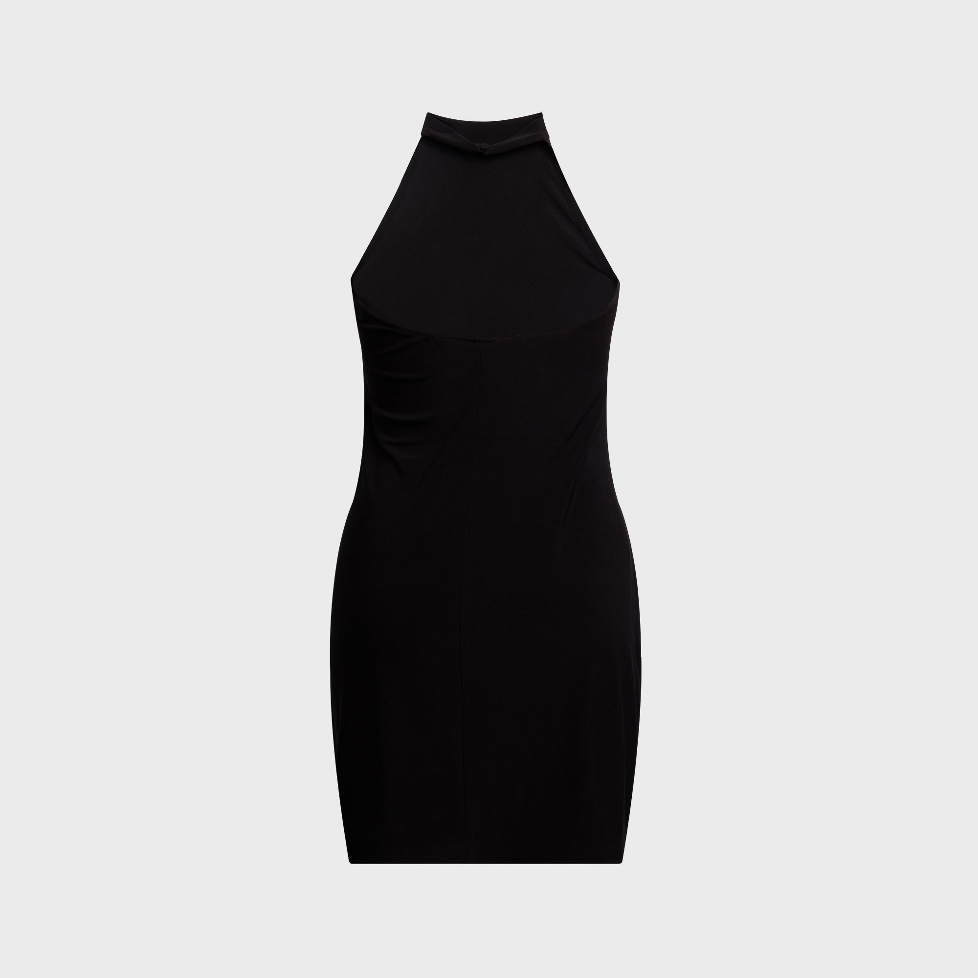 Norma Kamali Halter Mini Dress - Black