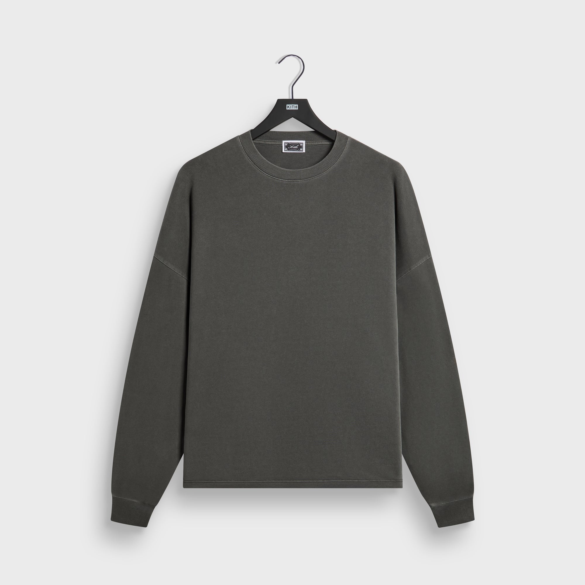 Kith Long Sleeve Lawson Tee - Dark Ash