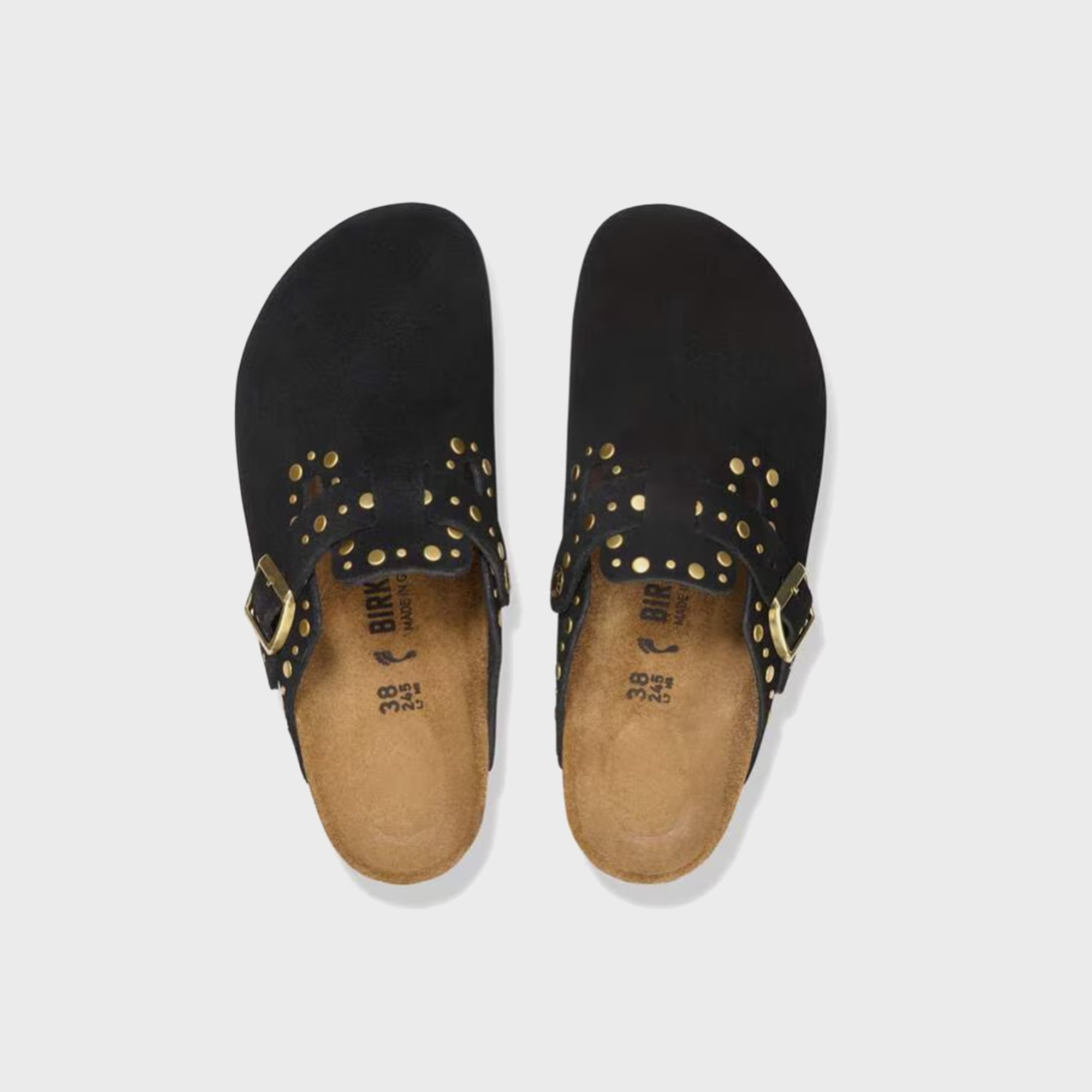 Birkenstock WMNS Boston Rivets - Black