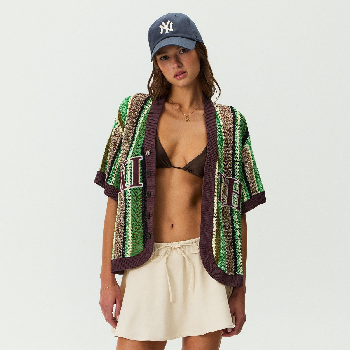 Kith Women Robyn Crochet Baseball Jersey - Legacy