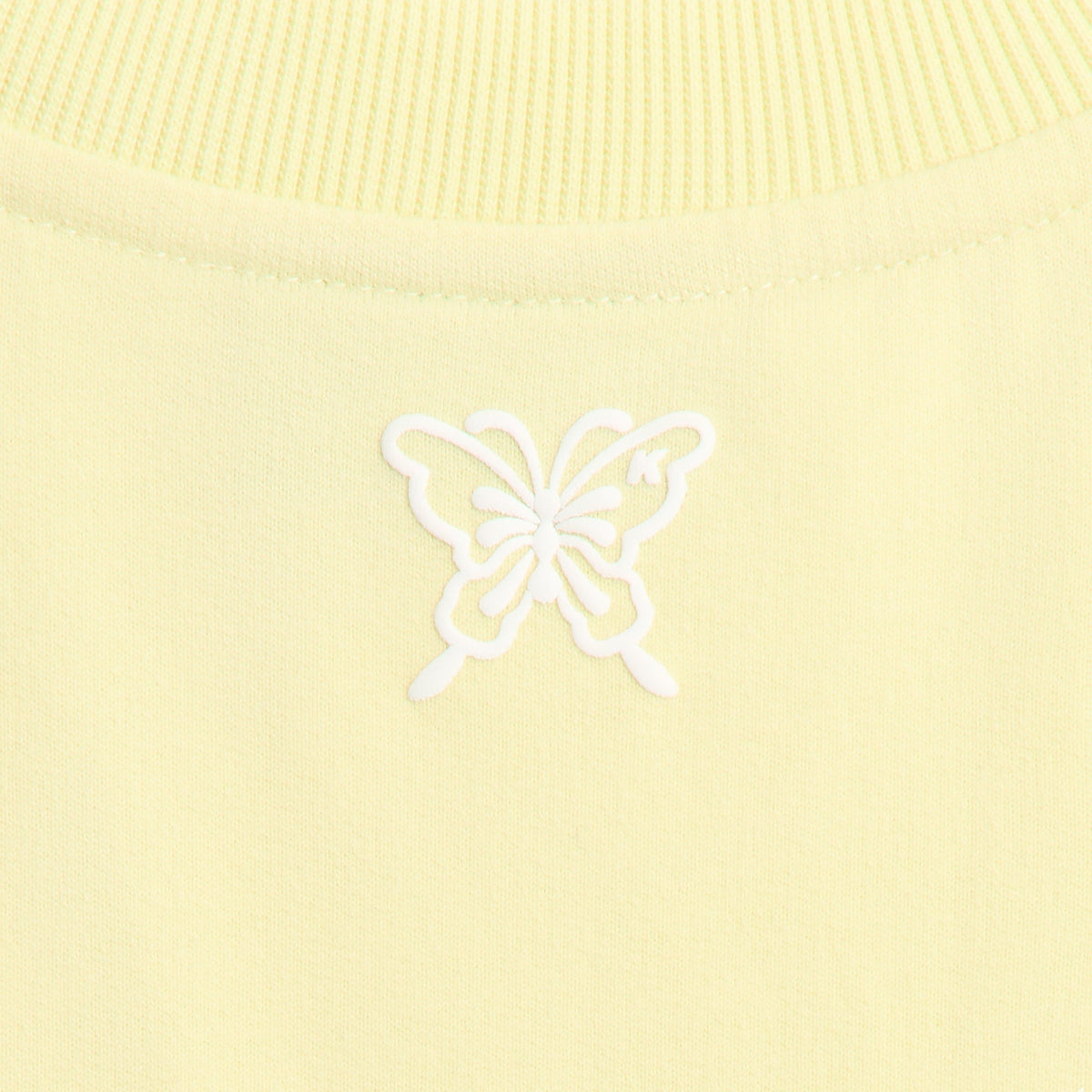 Kith Kids Short Sleeve Nelson Cropped Crewneck - Yellow Haze