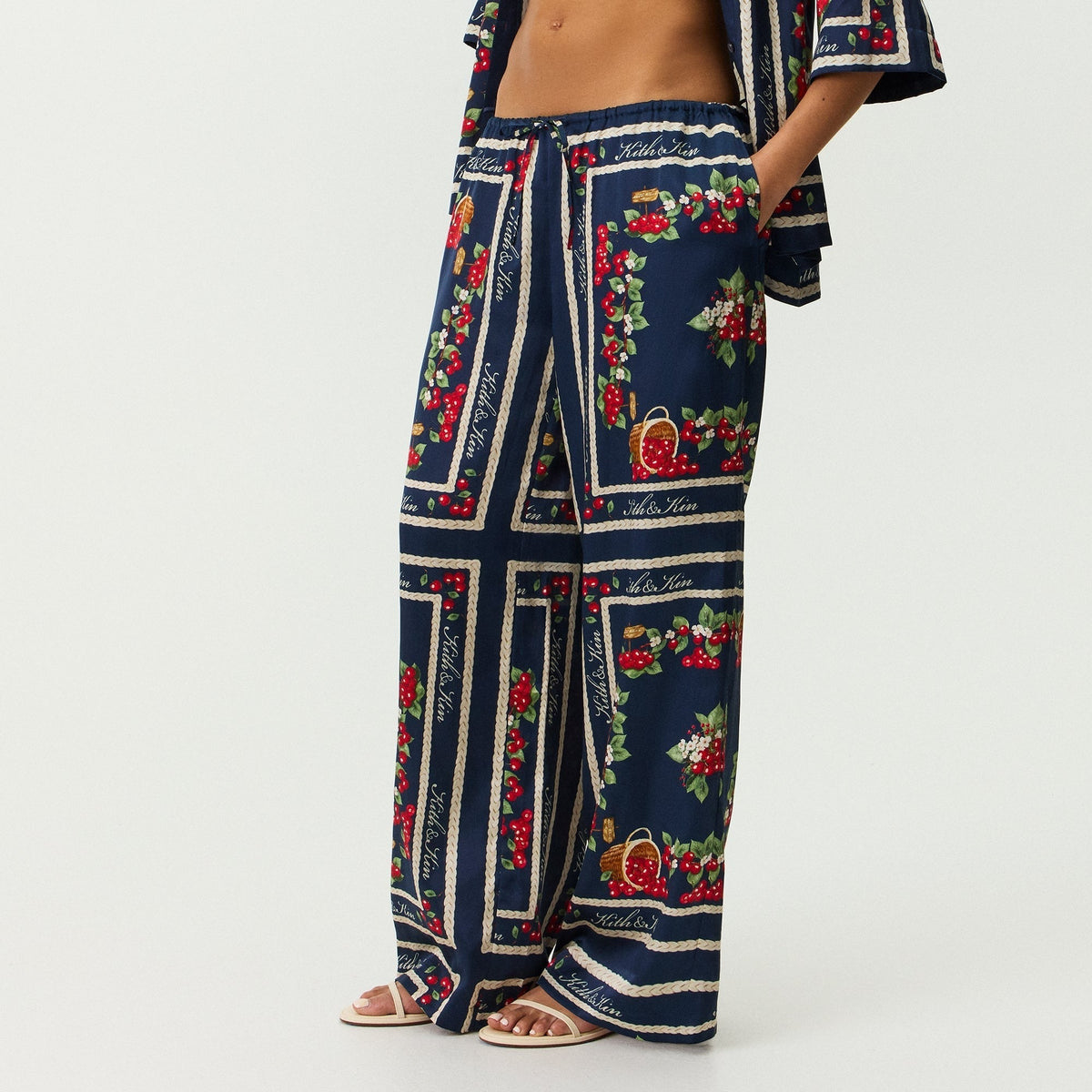 Kith Women Michi Cherry Drawstring Pant - Nocturnal