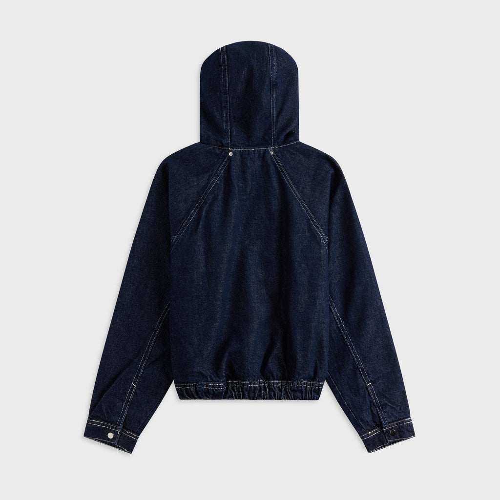 Peachy Den Joan Bomber Jacket - Indigo Rinse