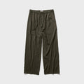 ATON Mat Airy Nylon Wide Pant - Khaki
