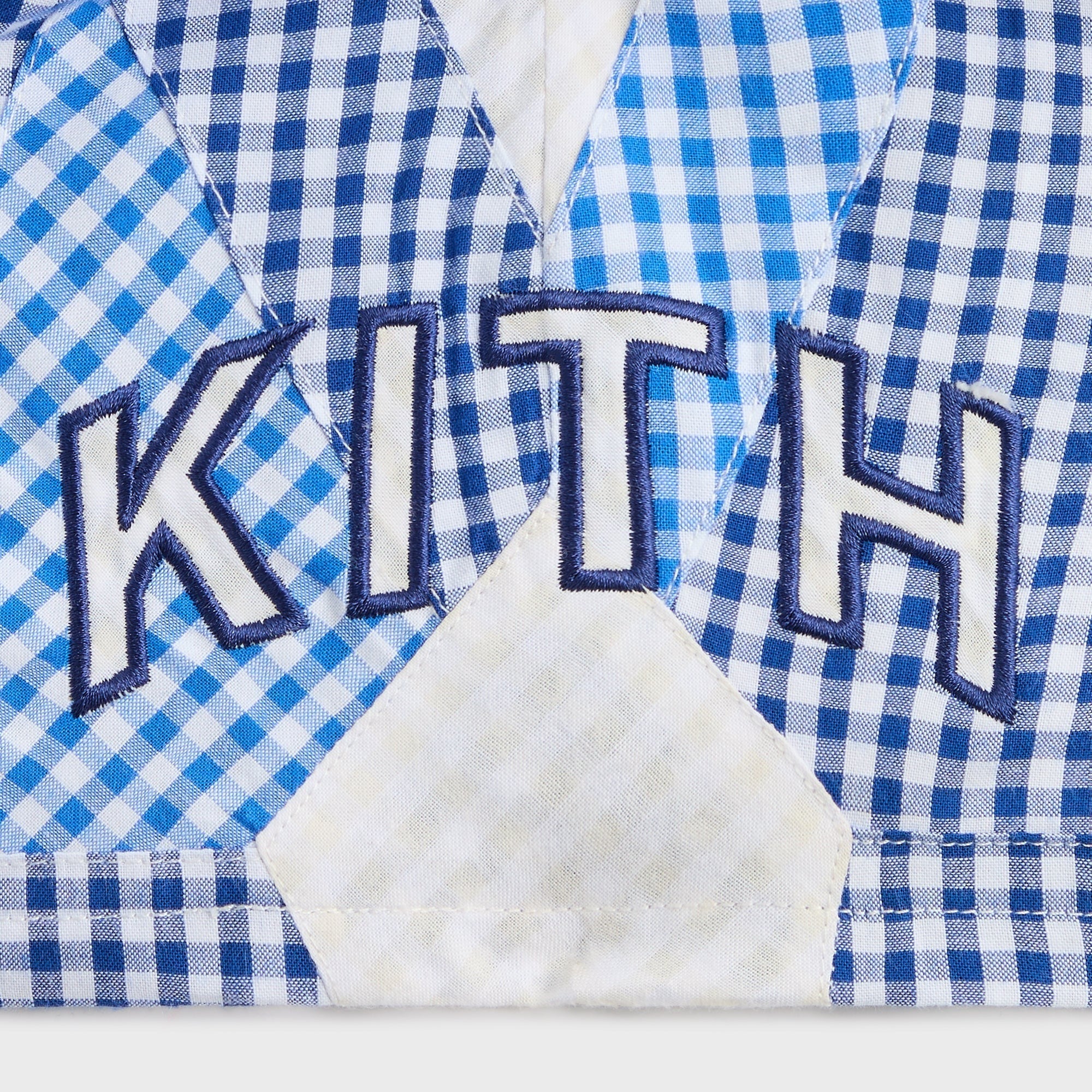 Kith Baby Color-Blocked Gingham Turbo Short - Layer