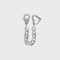 Greg Yuna Varsity Umlaut Keychain Chain - Silver