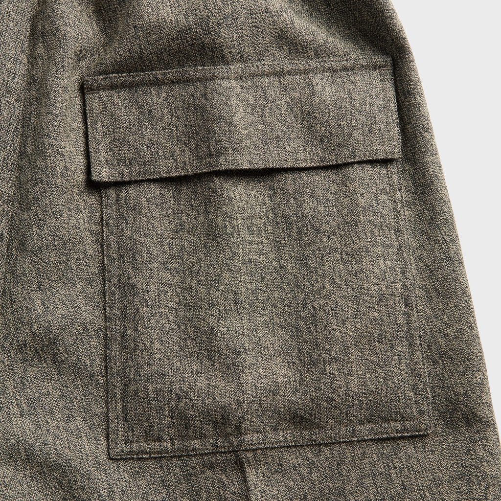 Rick Owens Drawstring Slim Long Pant - Black Melange