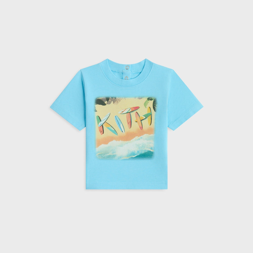 Kith Baby Surfboard Graphic Tee - Aragonite