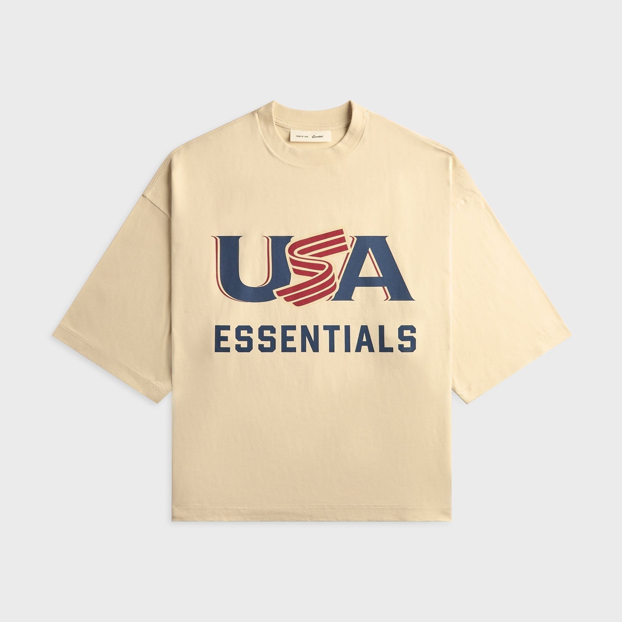 Essentials USA Baseball Merch Tee - Oat