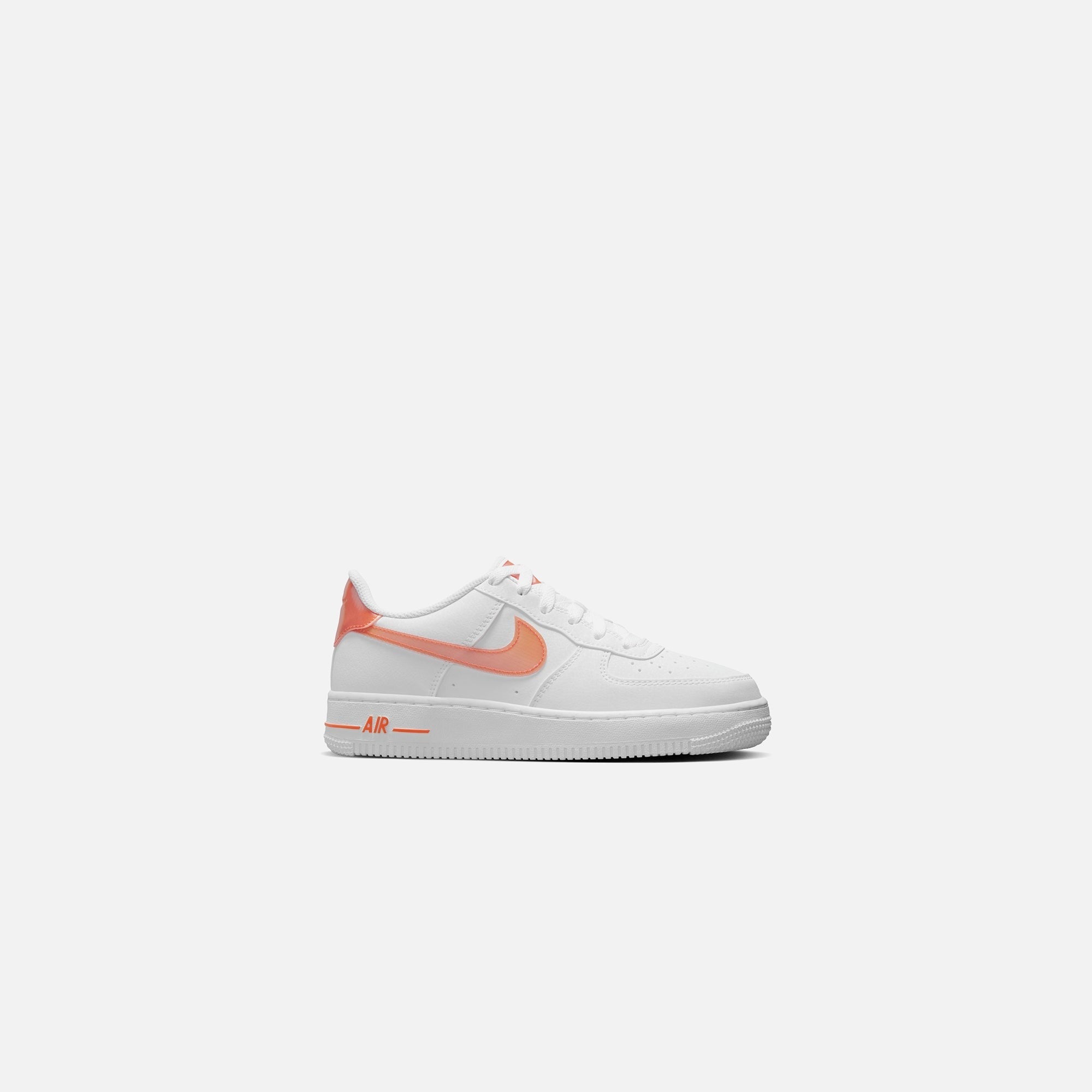 Nike Grade School Air Force 1 Next Nature - White / Safety Orange