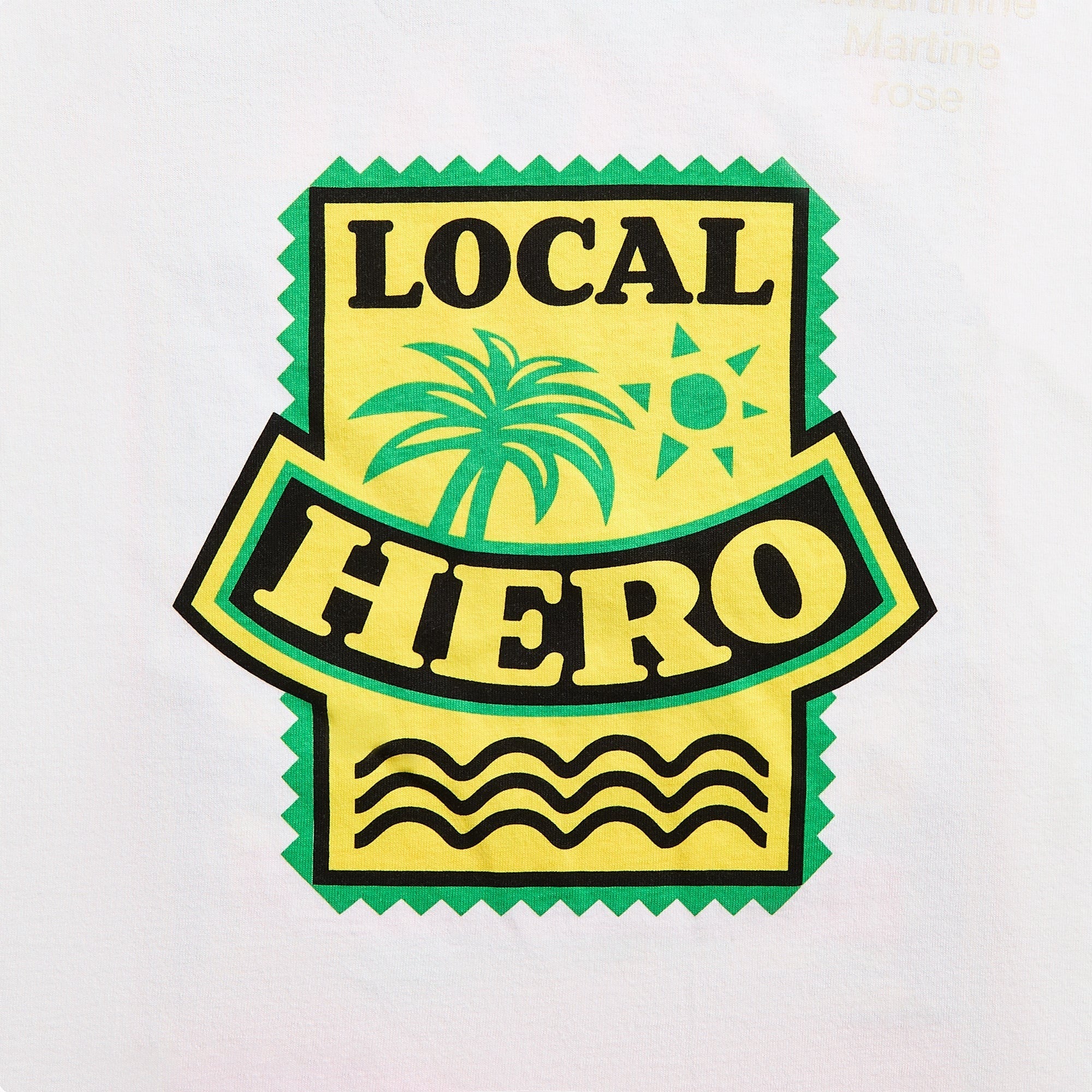 Martine Rose Oversized Tee - White Local Hero