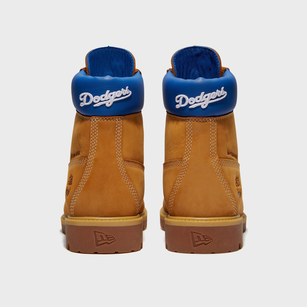Timberland x New Era Heritage Premium 6-Inch Los Angeles Dodgers Waterproof Boot - Wheat