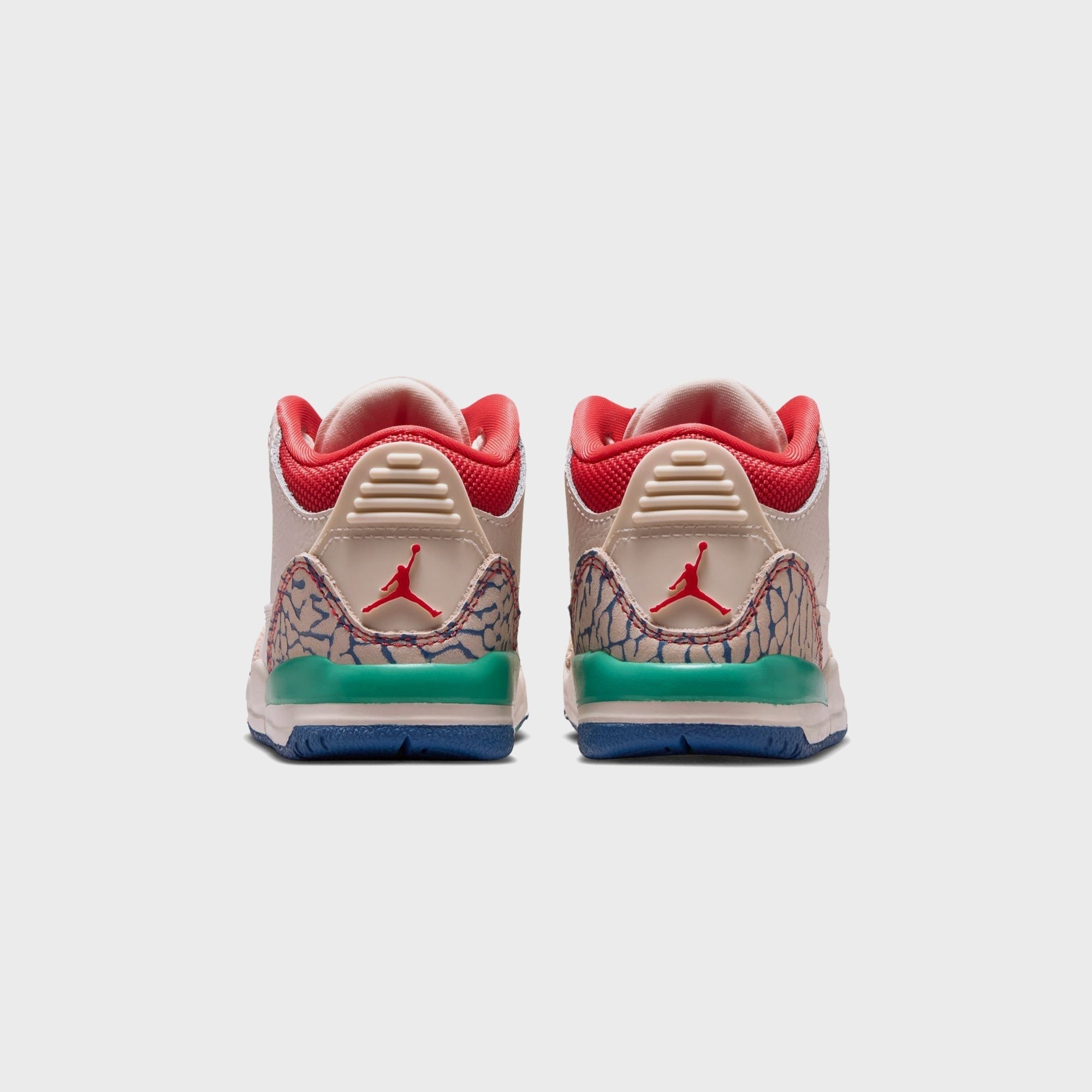 Jordan TD Jordan 3 Retro - Chalk / True Blue / Kinetic Green / Track Red