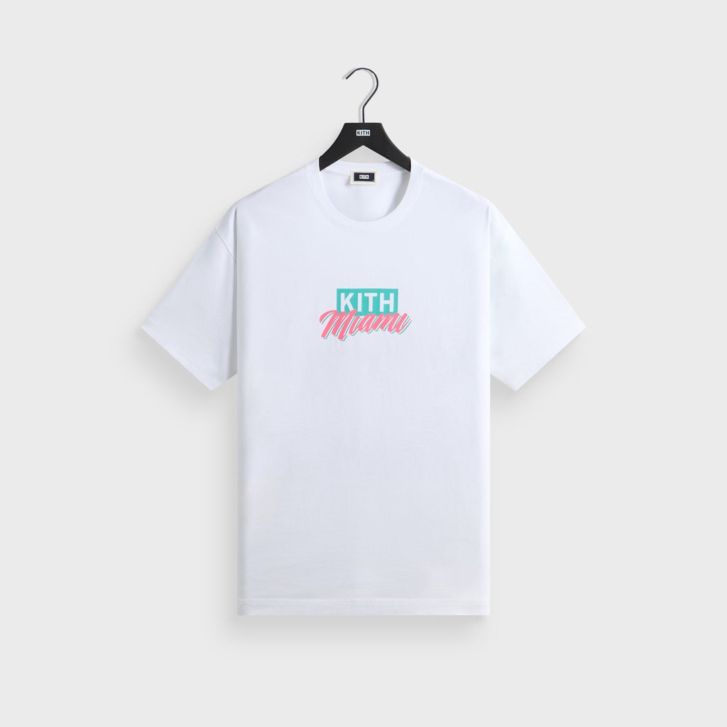 Kith Miami Classic Logo Tee - White