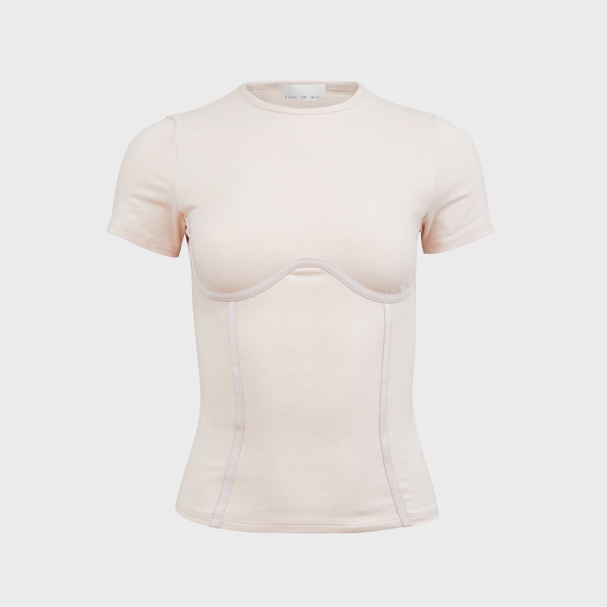 Fleur du Mal Organic Cotton Tee - Tahini