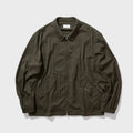 ATON Mat Airly Nylon Flight Jacket - Khaki