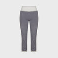 Frankies Bikinis Nikki Gingham Capri Pant - Midnight Wishes