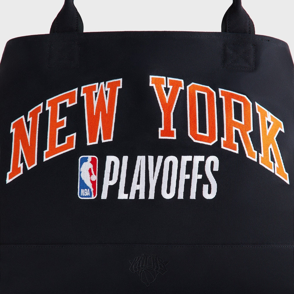 Kith for the New York Knicks Playoffs Canvas Tote - Black