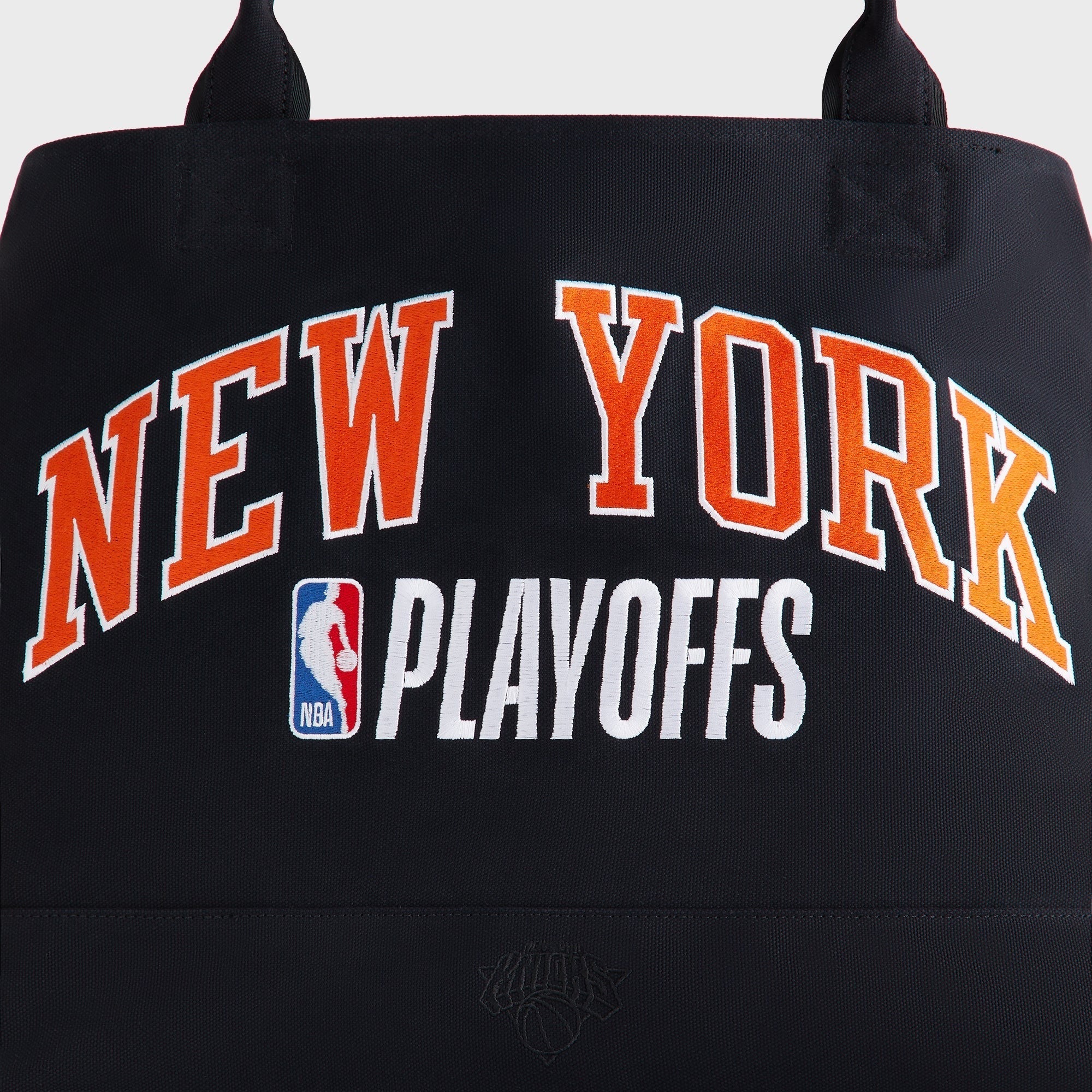 Kith for the New York Knicks Playoffs Canvas Tote - Black