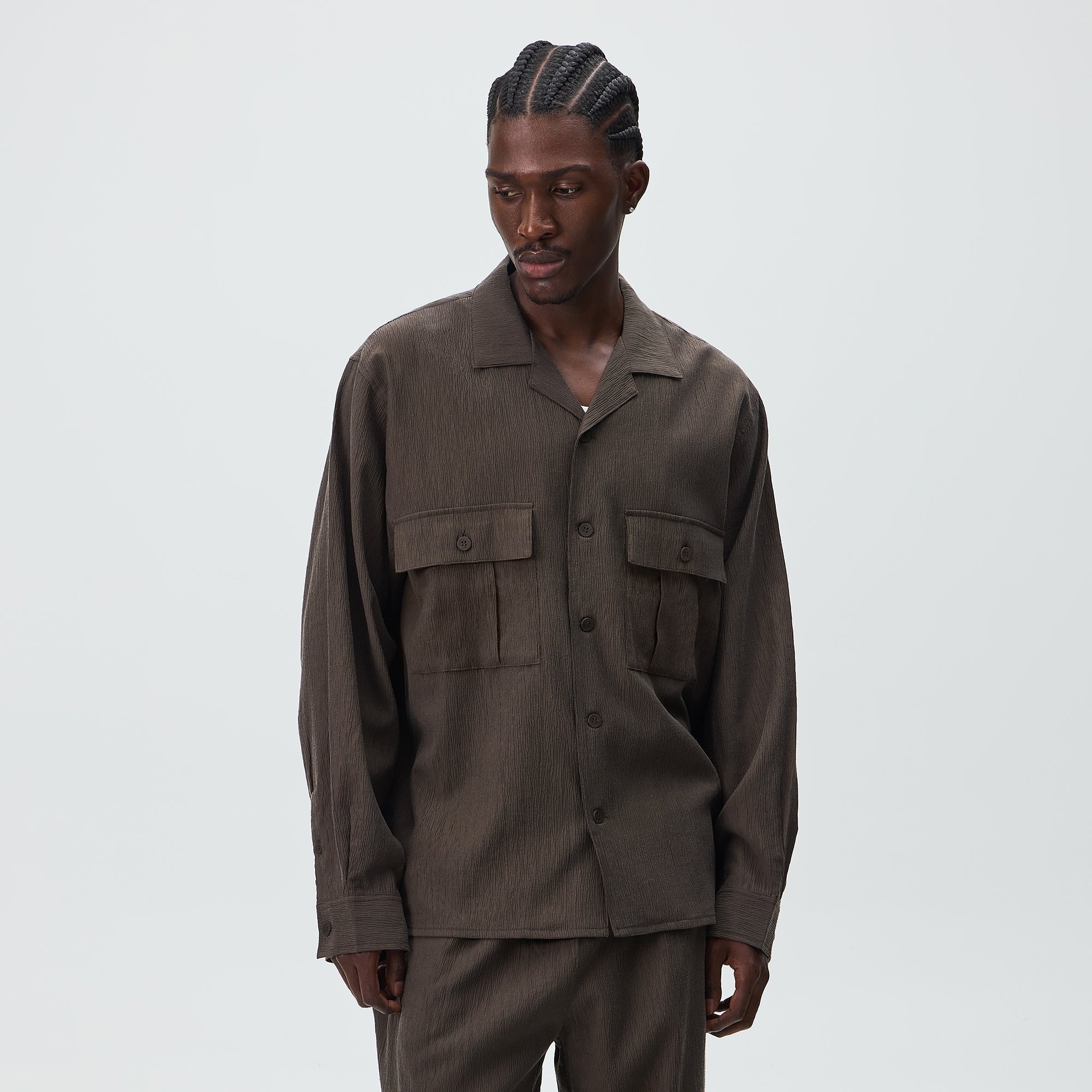 Kith Crinkled Nylon Ugo Shirt - Underground